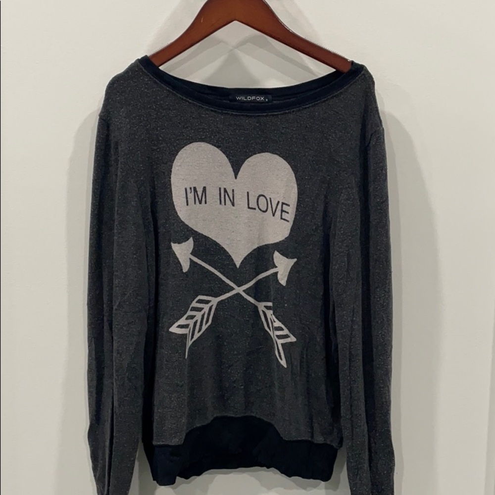 Wildfox “I’m in Love” Sweatshirt